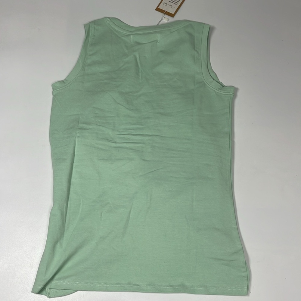 NWT Niyama Sol Mint Green Sleeveless Tie Tank Womens XS - Picture 2 of 7